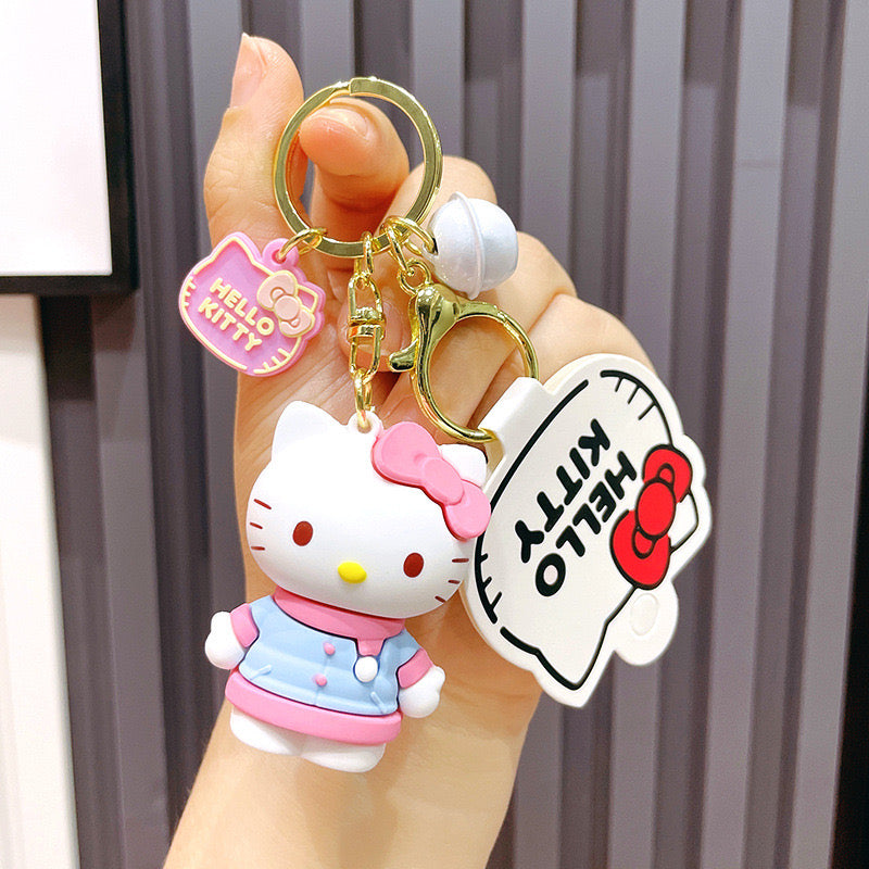 cute hello kitty  model key chain