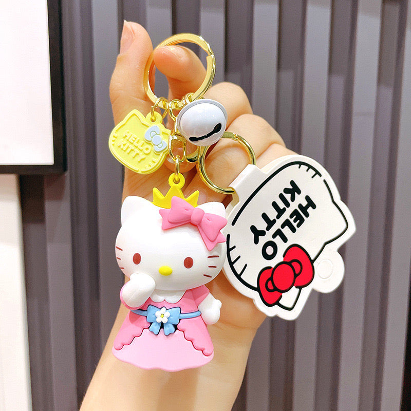 cute hello kitty  model key chain