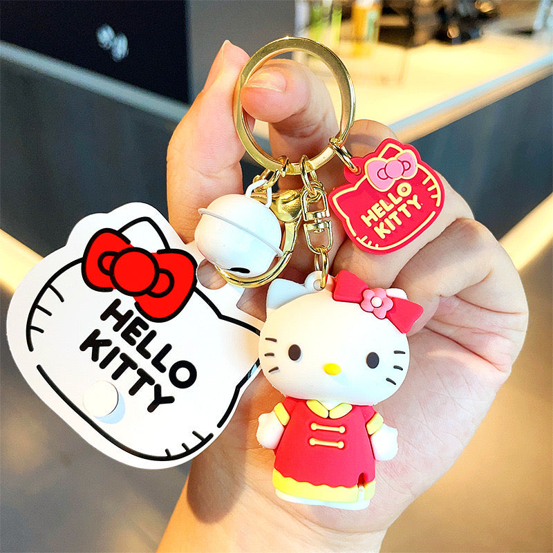 cute hello kitty  model key chain