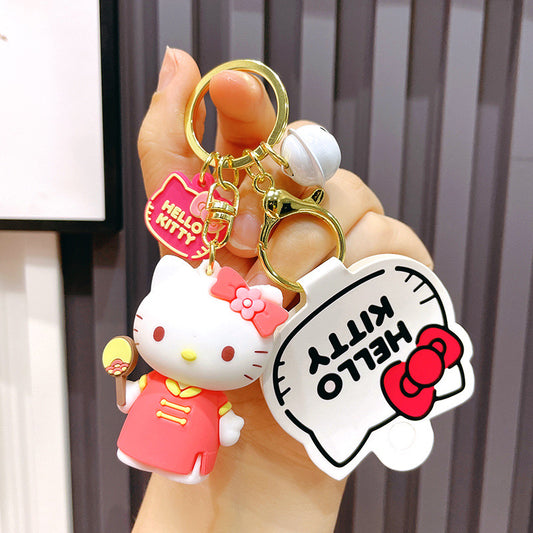 cute hello kitty  model key chain