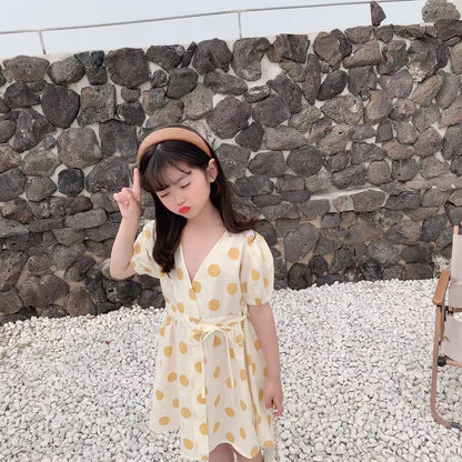 Yellow casual dress