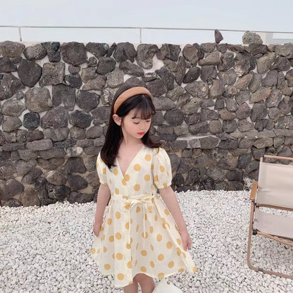 Yellow casual dress